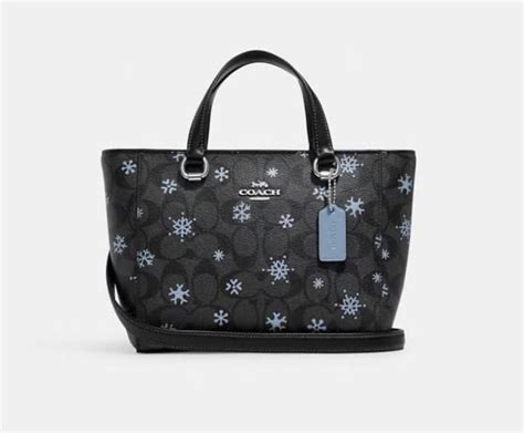 coach snowflake bag